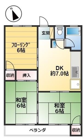 森田コーポの物件間取画像